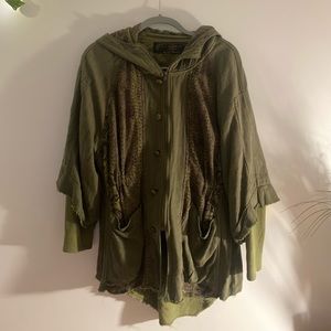 Free people olive green jacket